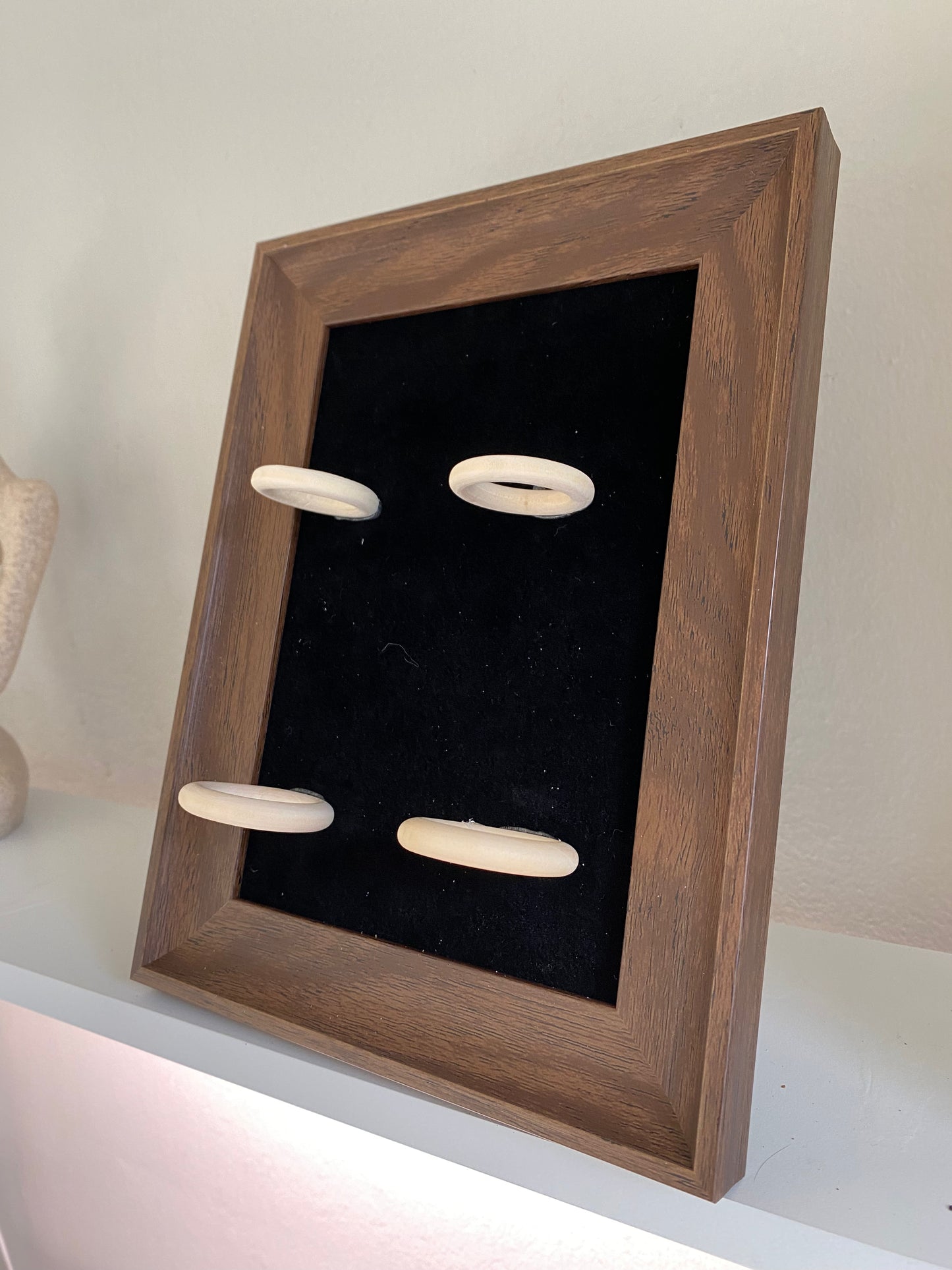 Air plant (Tillandsia) frame for home and office décor Air plant holder with free plants.